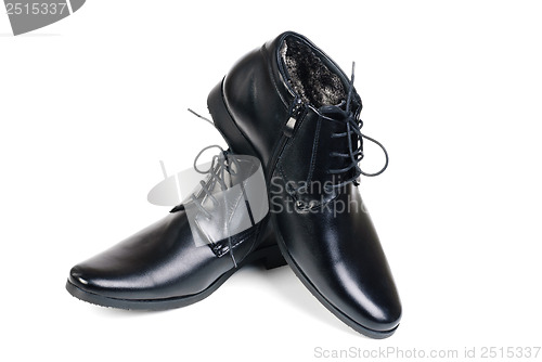 Image of Modern boots isolated on a white background 