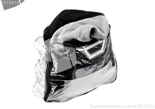 Image of New covers for car seats  isolated on  white