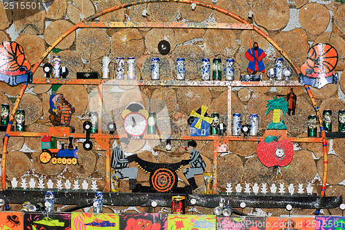 Image of Indoor Shooting range with many different targets 