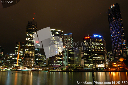 Image of Riverside by Brisbane at night