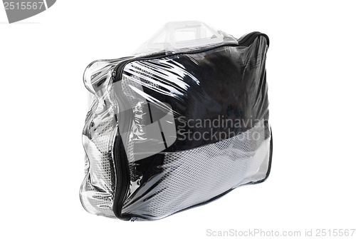 Image of New covers for car seats isolated on white 
