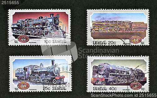 Image of Train Stamps