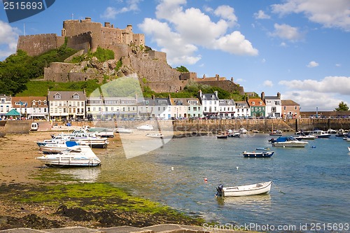 Image of Gorey and Mont Orgueil Castle in Jersey