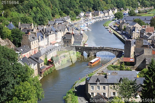 Image of Dinan on the Rance, Brittany, France