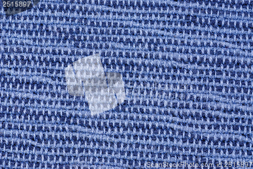 Image of blue fabric background 