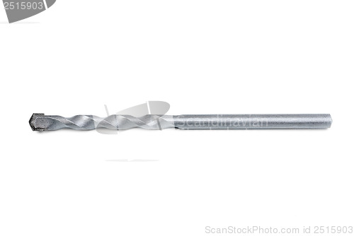 Image of Drill bit for concrete processing isolated  on white