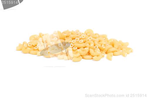 Image of Traditional italian pasta  isolated on white background.