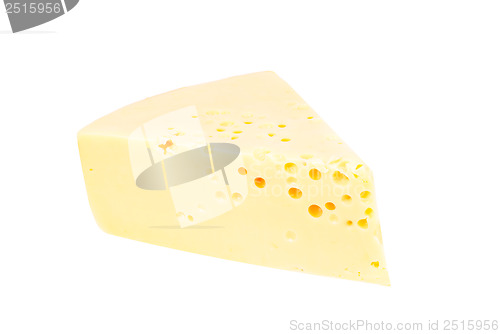 Image of Cheese isolated on white background 