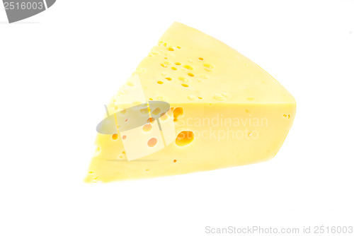 Image of Cheese isolated on white background 