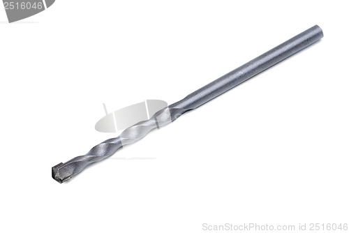 Image of Drill bit for concrete processing isolated  on white