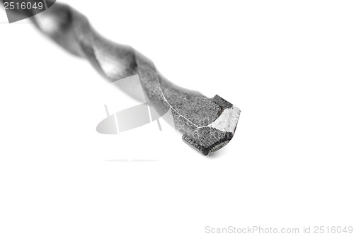 Image of Drill bit for concrete processing isolated  on white