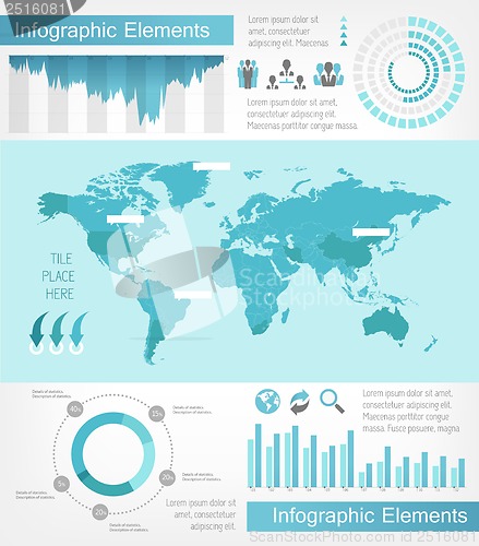 Image of IT Industry Infographic Elements