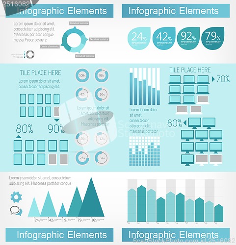 Image of IT Industry Infographic Elements