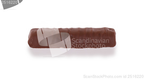 Image of Closeup of small chocolate bar