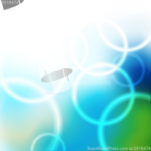 Image of vector background with circles