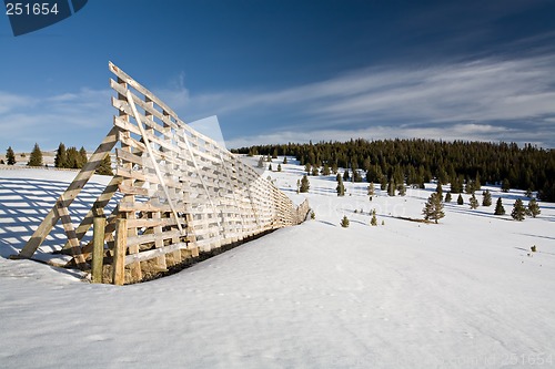 Image of snow fence