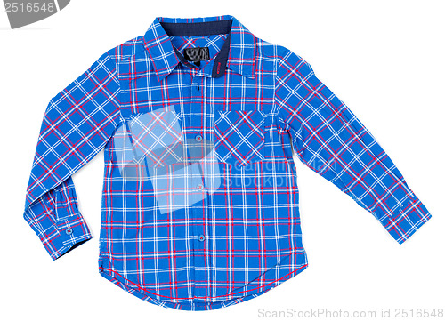 Image of Children plaid shirt