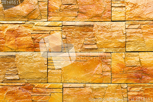 Image of Wet stone wall