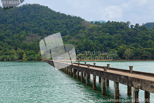 Image of concrete pier