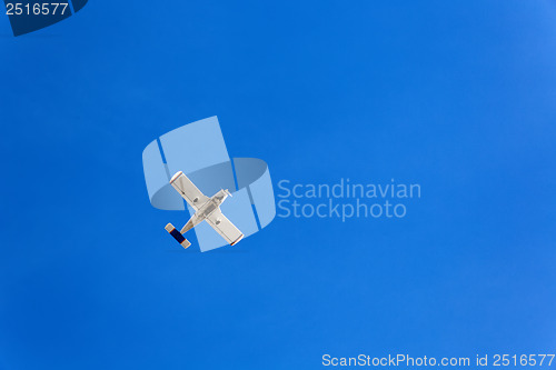Image of small airplane in day