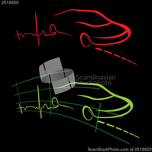 Image of EKG of auto