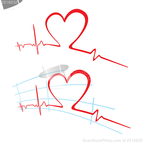 Image of EKG of love