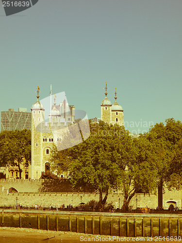 Image of Retro looking Tower of London