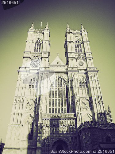 Image of Vintage sepia Westminster Abbey