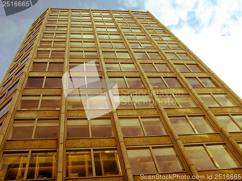 Image of Retro looking Modern brutalist architecture London