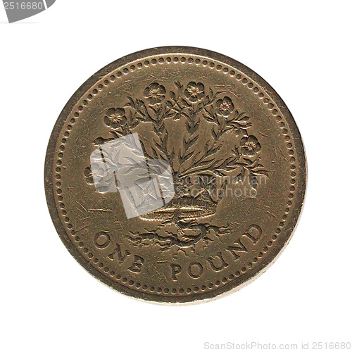 Image of British pound coin