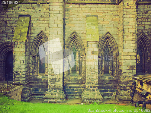 Image of Retro looking Glasgow cathedral