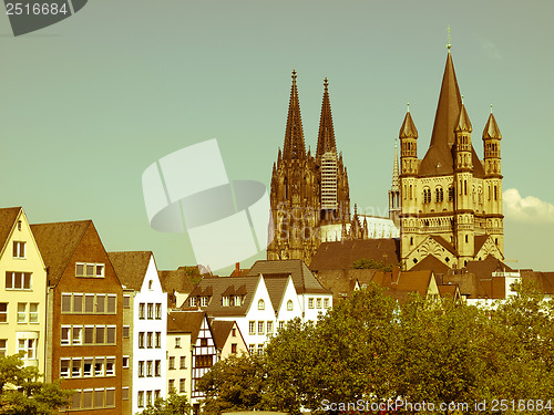 Image of Retro looking Koeln Dom