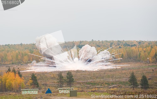 Image of Explosion of a thermite bomb