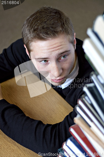 Image of Student Has a Lot of Homework