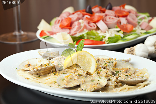 Image of Pasta with Clams Dish