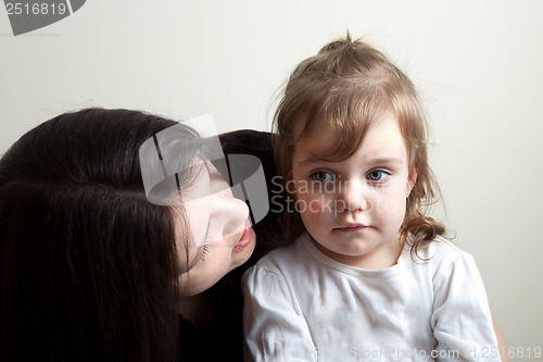 Image of Daughter Getting Talked To