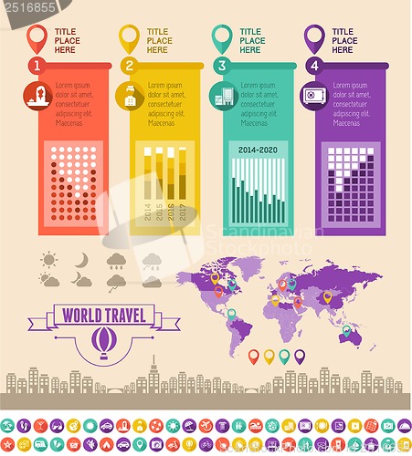 Image of Travel Infographic Template.