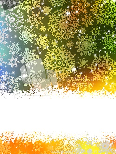 Image of Elegant background with snowflakes. EPS 10