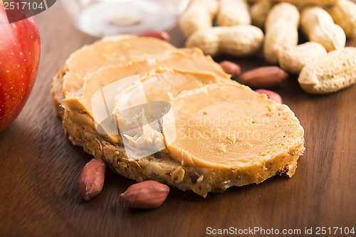 Image of Peanut butter sandwich