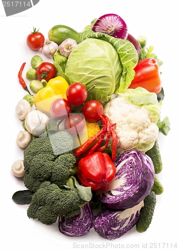 Image of Collection of fresh vegetables