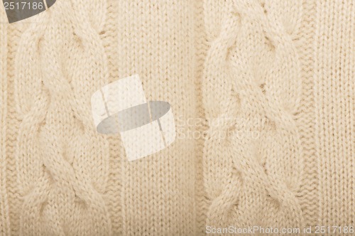 Image of  piece of knit fabric