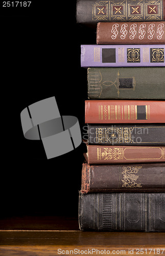 Image of Old hardcover books
