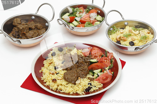 Image of Beef curry and kadais