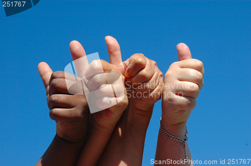 Image of Thumbs up hands