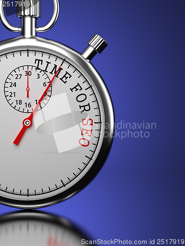 Image of Time for SEO. Business Concept.