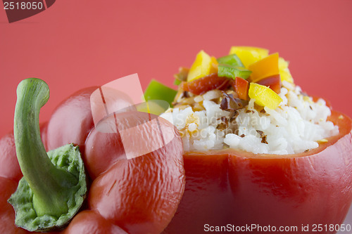 Image of Stuffed red pepper