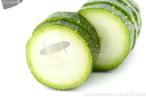 Image of fresh zucchini fruits