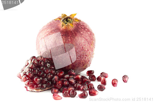 Image of Ripe pomegranate fruit 