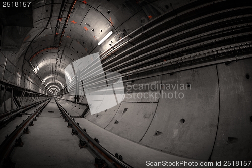 Image of Underground tunnel for the subway