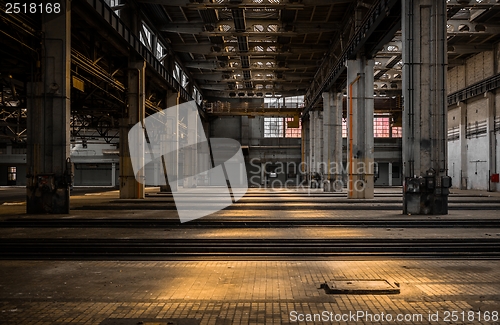 Image of Large industrial hall of a repair station